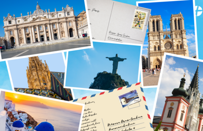Wir freuen uns über Ihre Postkarten von kirchlichen Orten aus der ganzen Welt!