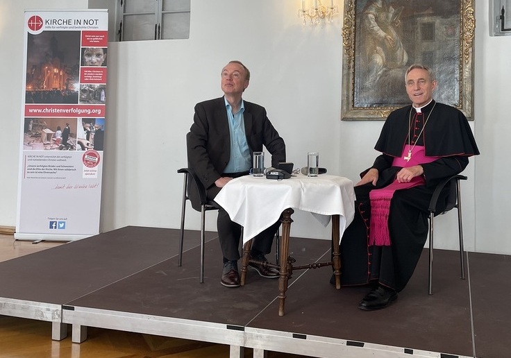 Zu Gast bei Kirche in Not in Graz: Erzbischof Georg Gänswein.