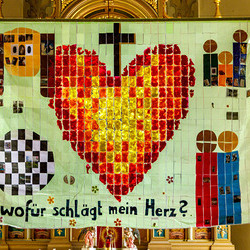 Fastentuch der Pfarre St. Georgen an der Stiefing