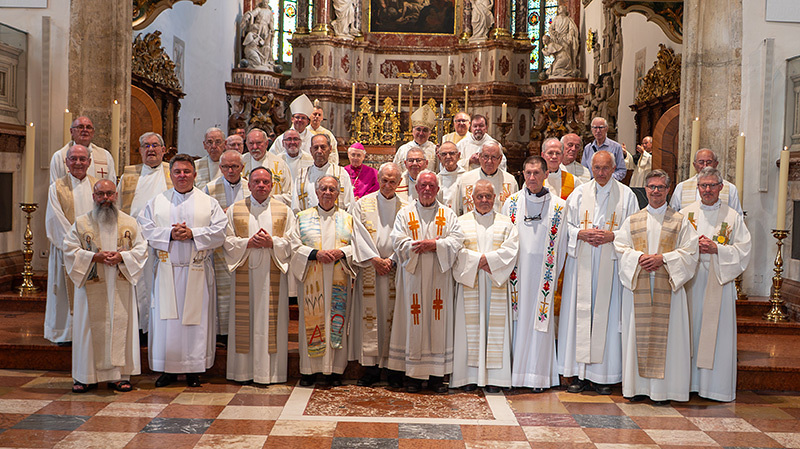 Messfeier mit den Priesterjubilaren / Foto Christian Brunnthaler