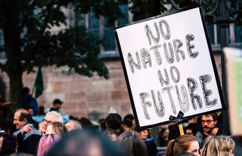 'Keine Natur, keine Zukunft'. Die weltweiten Klimastreiks wollen auf die Krise aufmerksam machen und fordern Taten statt Worte. 