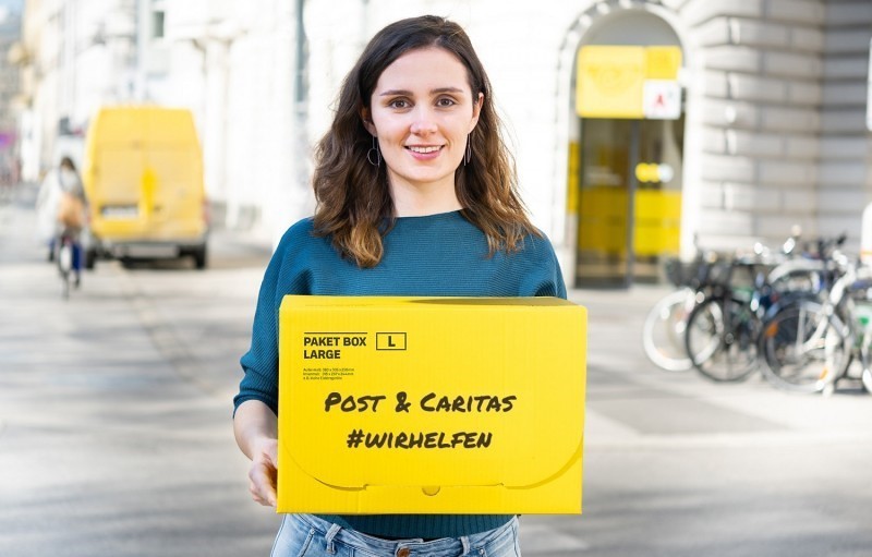 Caritas/Post Baby- Hygiene oder Lern- und Kreativpakete können selbst gepackt und kostenlos mit der Post verschickt werden.