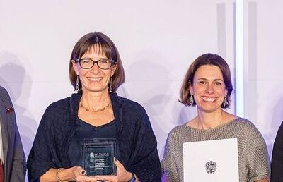 v.l.n.r.: Martin Polaschek, Ursula Grasser, Anneliese Franz, Ursula Skrabitz
