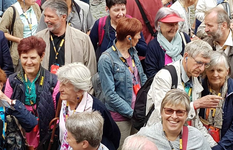 Von 19. bis 26. August war die steirische Reisegruppe mit dem Sonntagsblatt unterwegs. / Foto: Finster, Sonntagsblatt