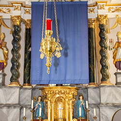 Fastentuch in der Pfarrkirche St. Ruprecht