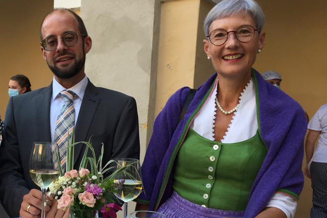 Das neue KanzlerInnen-Team der Diözese Graz-Seckau: Matthias Rauch und Edith Maria Prieler