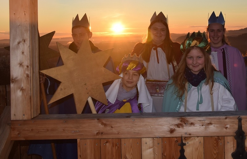 In der gesamten Steiermark waren Sternsinger:innen im Jänner 2025 unterwegs.