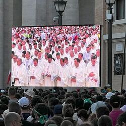Österreicher-Treffen in der Basilika von Sant'Anselmo