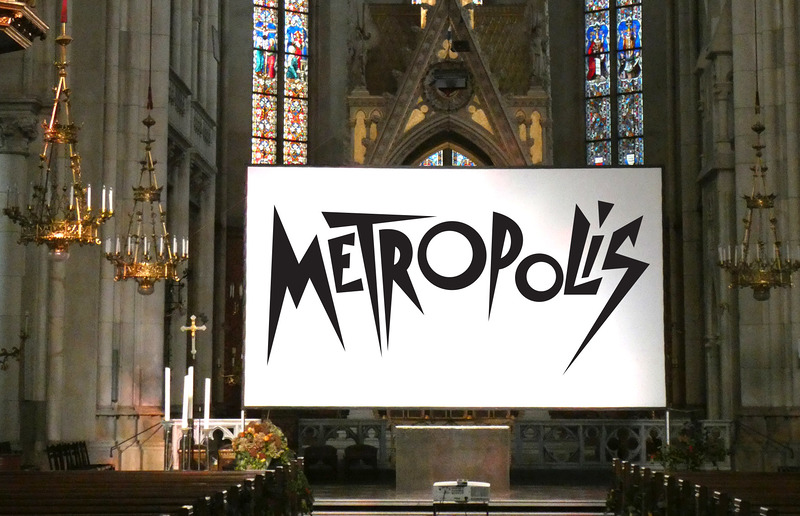 Der monumentale Stummfilm 'Metropolis' von Fritz Lang wurde in den Jahren 1925 bis 1926 gedreht.
