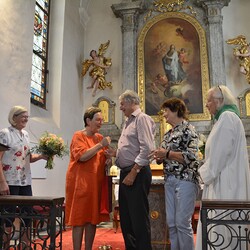 Geburtstagsgratulation an Siegfried und Grete Fassolter - Susanne beginnt