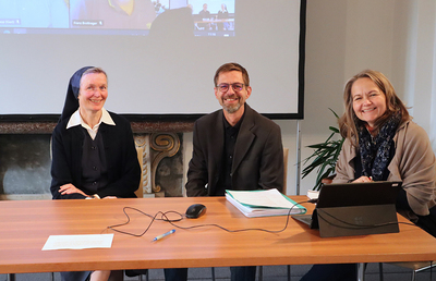 Der Vorstand des Diözesanrates der Katholischen Kirche Steiermark: Schwester Roswitha Bauer, Markus Königshofer und Gerlinde Paar.