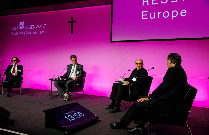 Bei der Eröffnungsrunde des Pfingstdialoges 2021 in Seggau ging es um Gedanken zu einem Neustart Europas.