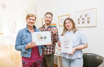 Beim Institut für Familienberatung und Psychotherapie freut man sich sehr über die Zertifizierung 'akzeptierend und offen'.