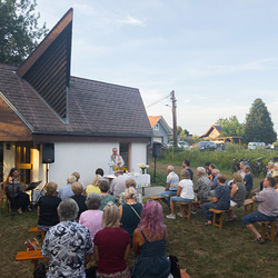 Outdoor Gottesdienst bei der Kapelle Waldsiedlung ESV Forst- Thalerhof Jung 