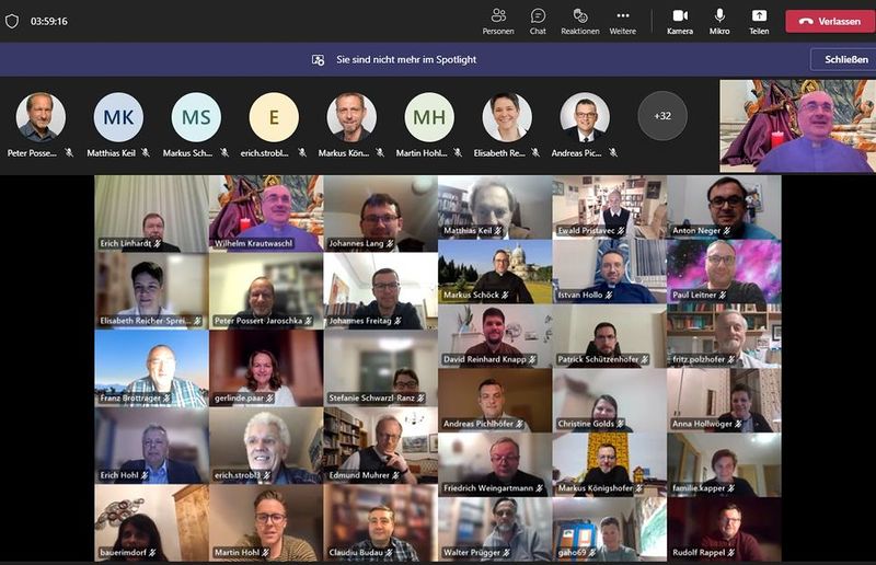 Katholische Kirche Steiermark Priester- und Diözesanrat der Diözese Graz-Seckau fanden wegen Covid einmal mehr online statt.