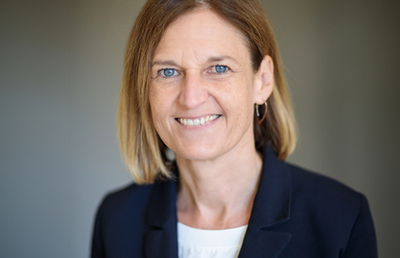 Edith Wieser, Leiterin der Kirchenbeitragsorganisation im Gespräch