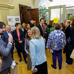 Marienambulanz der Caritas Steiermark feiert 25jähriges Bestehen am 17. April 2024 im Grazer Rathaus.