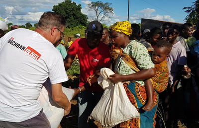 Caritas Katastrophenhelfer Andreas Wenzel ist in Mosambik derzeit im Einsatz.