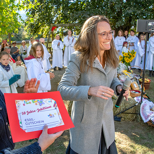 Ein wunderschönes Erntedankfest- 50 Jahre Pfarrkindergarten