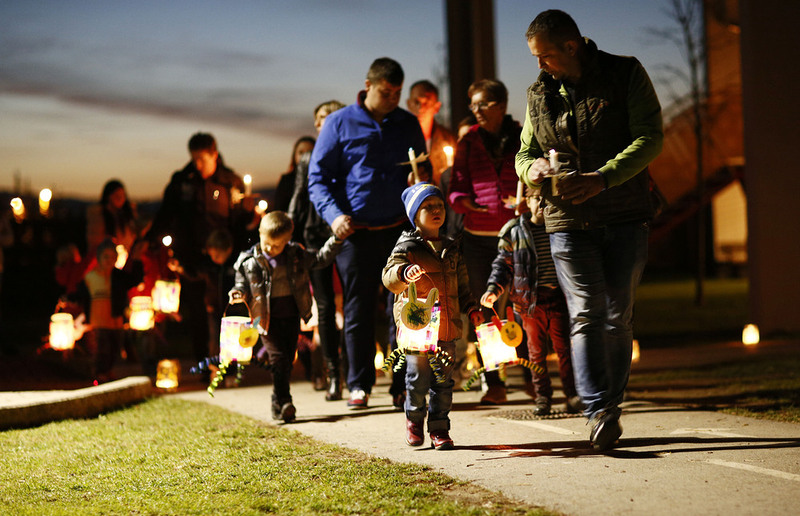Das Martinsfest, oder auch Laternenfest ist vor allem in Kindergärten beliebt. 