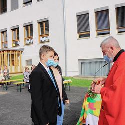 Firmung unter freiem Himmel, 2020