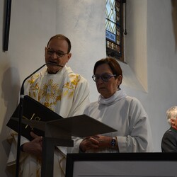 Vikar Gerhard Hatzmann, Susanne Linhardt, Rosi Jaunegg