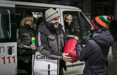 Die Hilfsleistungen des „Caritas-Kältetelefon“ sind eine wichtige Nothilfe für obdachlose Personen in kalten Winternächten.