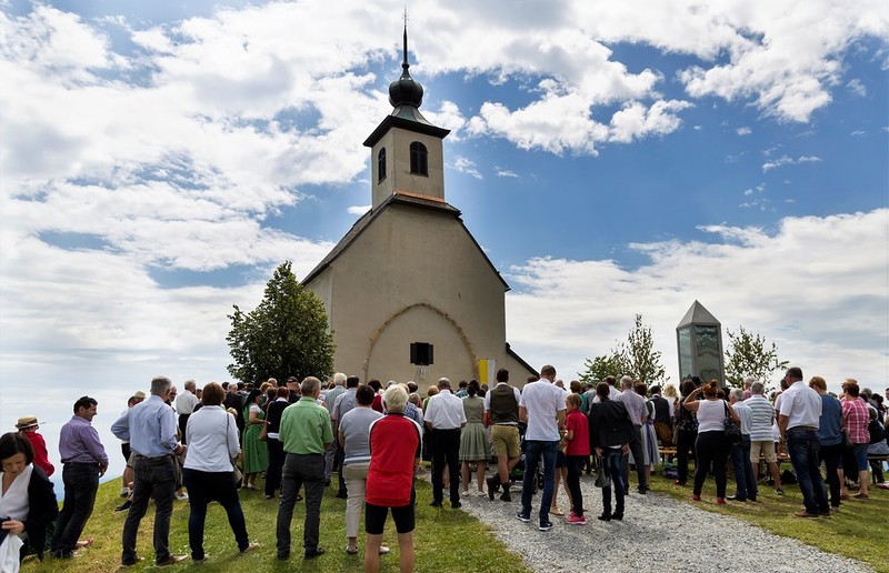 Walter Koch Die Steiermark hat viele schöne Ausflugsziele zu bieten. Wie die Wallfahrtskirche St. Wolfgangi in Hollenegg.