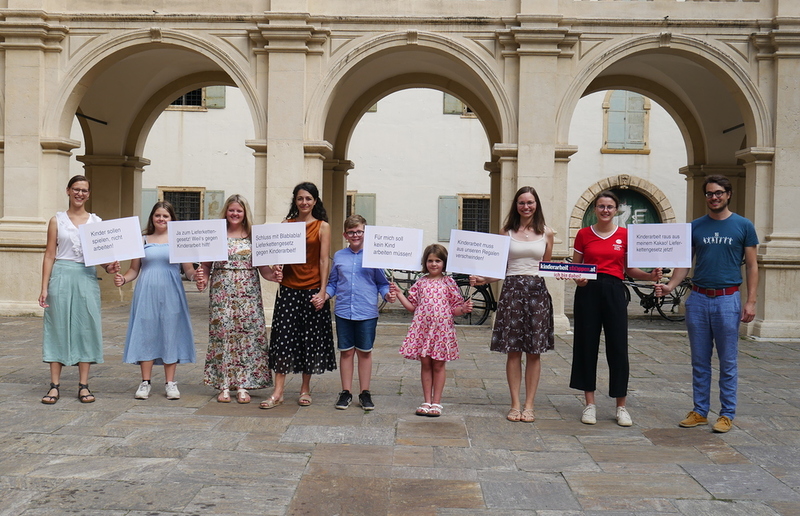 Die Katholische Jungschar Steiermark zu gast bei der Landtagsabgeordneten Sandra Krautwaschl zum Thema Kinderarbeit.
