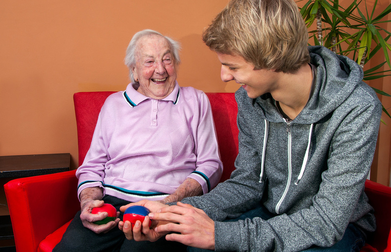 Caritas Freude durch ehrenamtliche Unterstützung