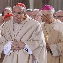 Kardinal Schönborn und Bischof Egon Capellari