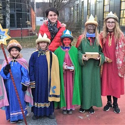 SternsingerInnen aus der Pfarre Lafnitz