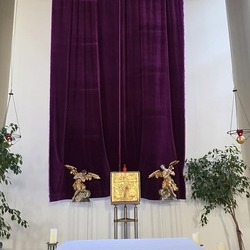 Das Fastentuch in der Pfarrkirche Graz-Gösting