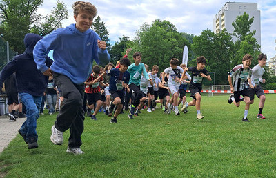 Ihre persönlichen Sponsor:innen spenden Geld für jede gelaufene Runde.