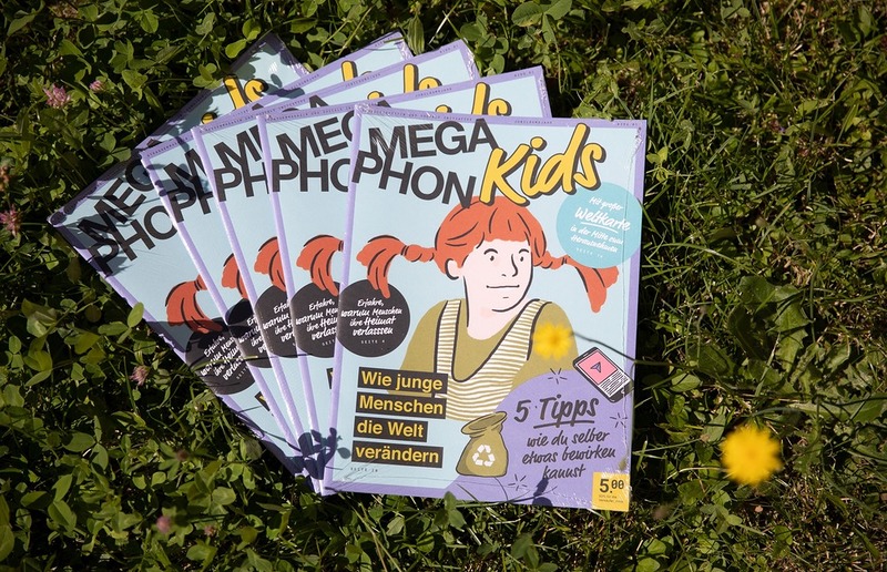 Thomas Raggam Rechtzeitig zum Schmökern in den Ferien: Das erste Megaphon KIDS ist da!