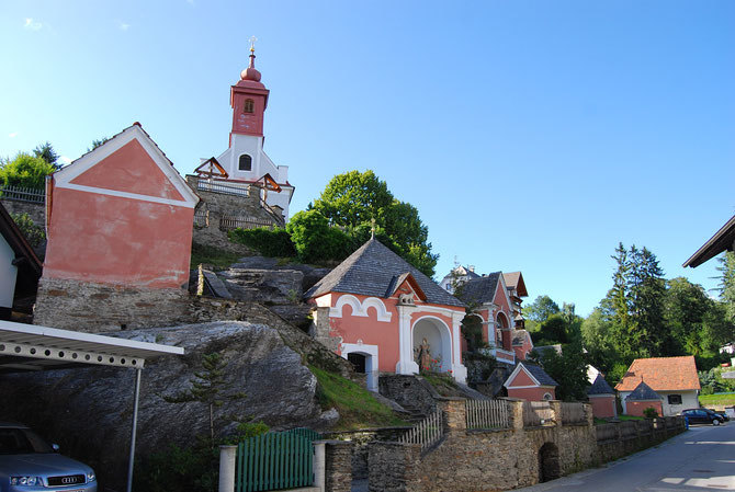 Am Kalvarienberg St. Radegund sind 29 Stationen des Leidenswegs Christi dargestellt.