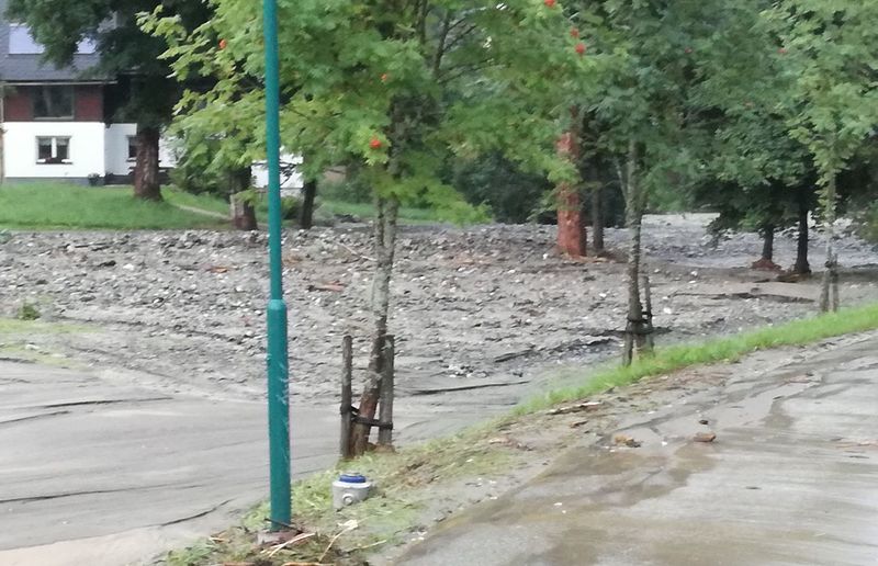 Überflutungen im Donnersbachtal / Foto: Pfarrer Herbert Prochazka