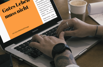 Die Journalistin Sara möchte einen Artikel über Nachhaltigkeit veröffentlichen, doch dann wird sie gehackt. Diese kleine Geschichte dient als Startschuss für 'DEADLINE.' 