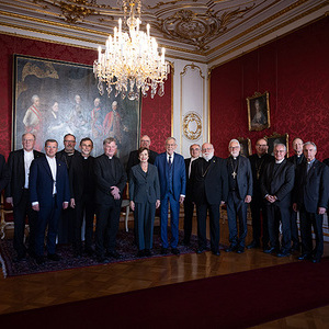 Begegnung mit dem Bundespräsidenten