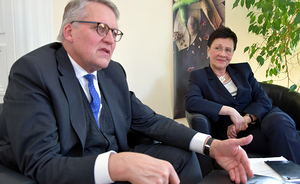 Thomas Sternberg, Präsident des Zentralkomitees 
deutscher Katholiken (ZDK) & Gerda Schaffelhofer, 
Präsidentin der Katholischen Aktion Österreich (KAÖ)

