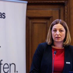 Marienambulanz der Caritas Steiermark feiert 25jähriges Bestehen am 17. April 2024 im Grazer Rathaus.