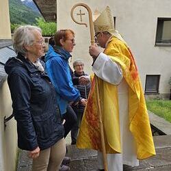 Vor der Pfarrkirche in Rottenmann