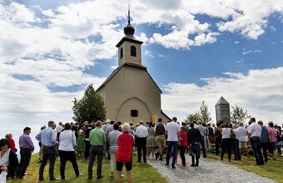 Die Steiermark hat viele schöne Ausflugsziele zu bieten. Wie die Wallfahrtskirche St. Wolfgangi in Hollenegg. 