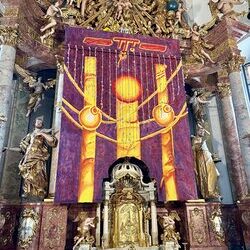 Fastentuch der Pfarre Birkfeld