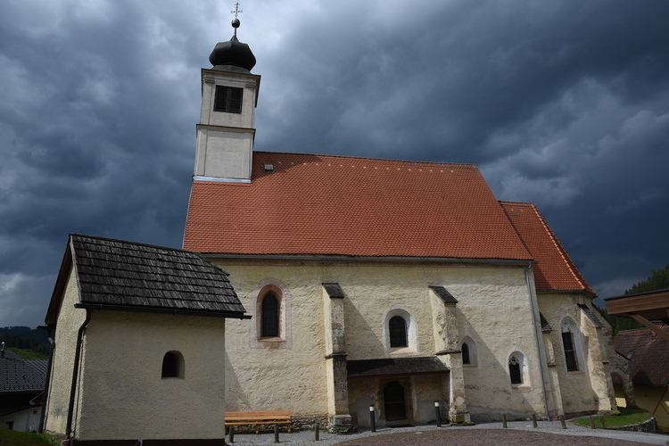 Wikimedia / Nxr-at Die Filialkirche St. Ulrich in Oberaich gehört zum Seelsorgeraum Bruck an der Mur.