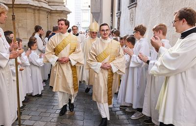Lukas Weissensteiner und Thomas Lang wurden für die Diözese Graz-Seckau am 22.9.2024 zu Diakonen geweiht