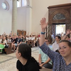 Österreicher-Treffen in der Basilika von Sant'Anselmo