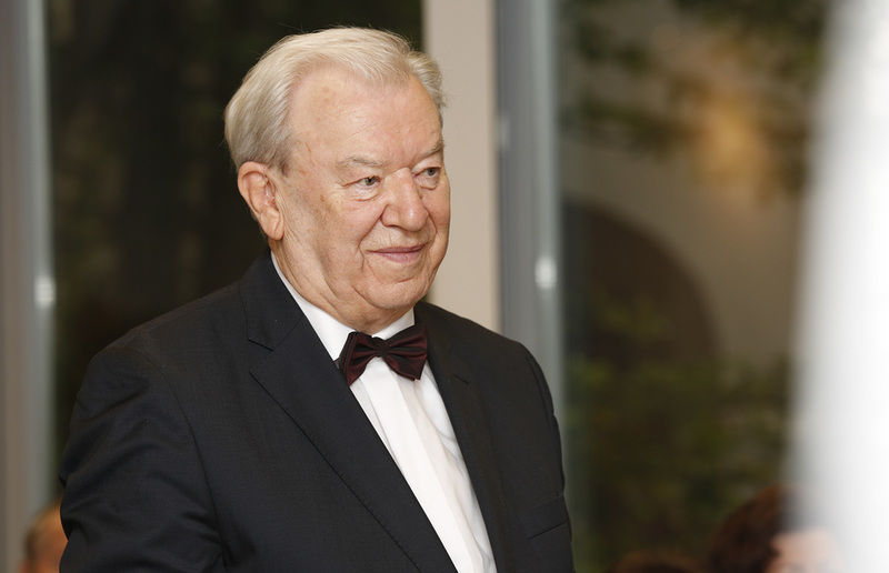Jubilar Maximilian Liebmann bei den Feierlichkeiten zu seinem 80. Geburtstag vor fünf Jahren.