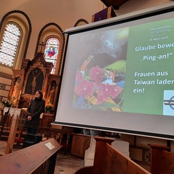 Evangelische Kirche Kulm/Ramsau, vorbereitet von Frauen aus Taiwan