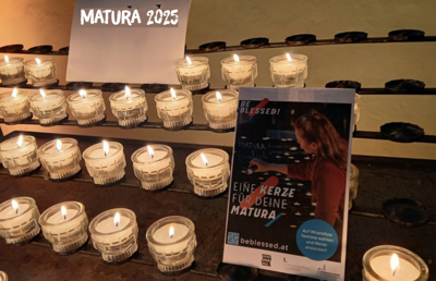 Auch in diesem Jahr werden wieder Kerzen für Maturant:innen in ganz Österreich angezündet.
